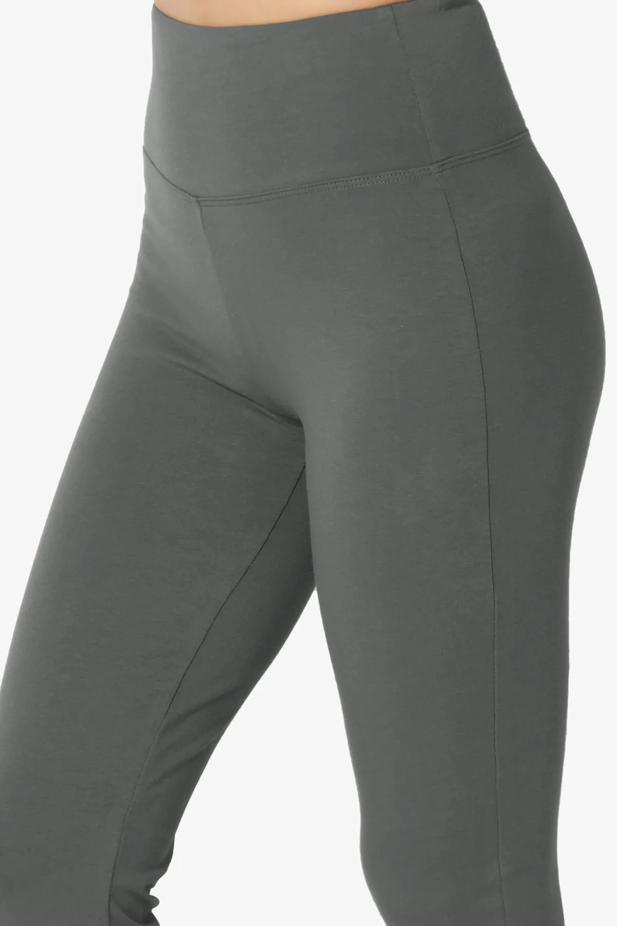 Zaylee Raw Hem Flared Comfy Yoga Pants PLUS