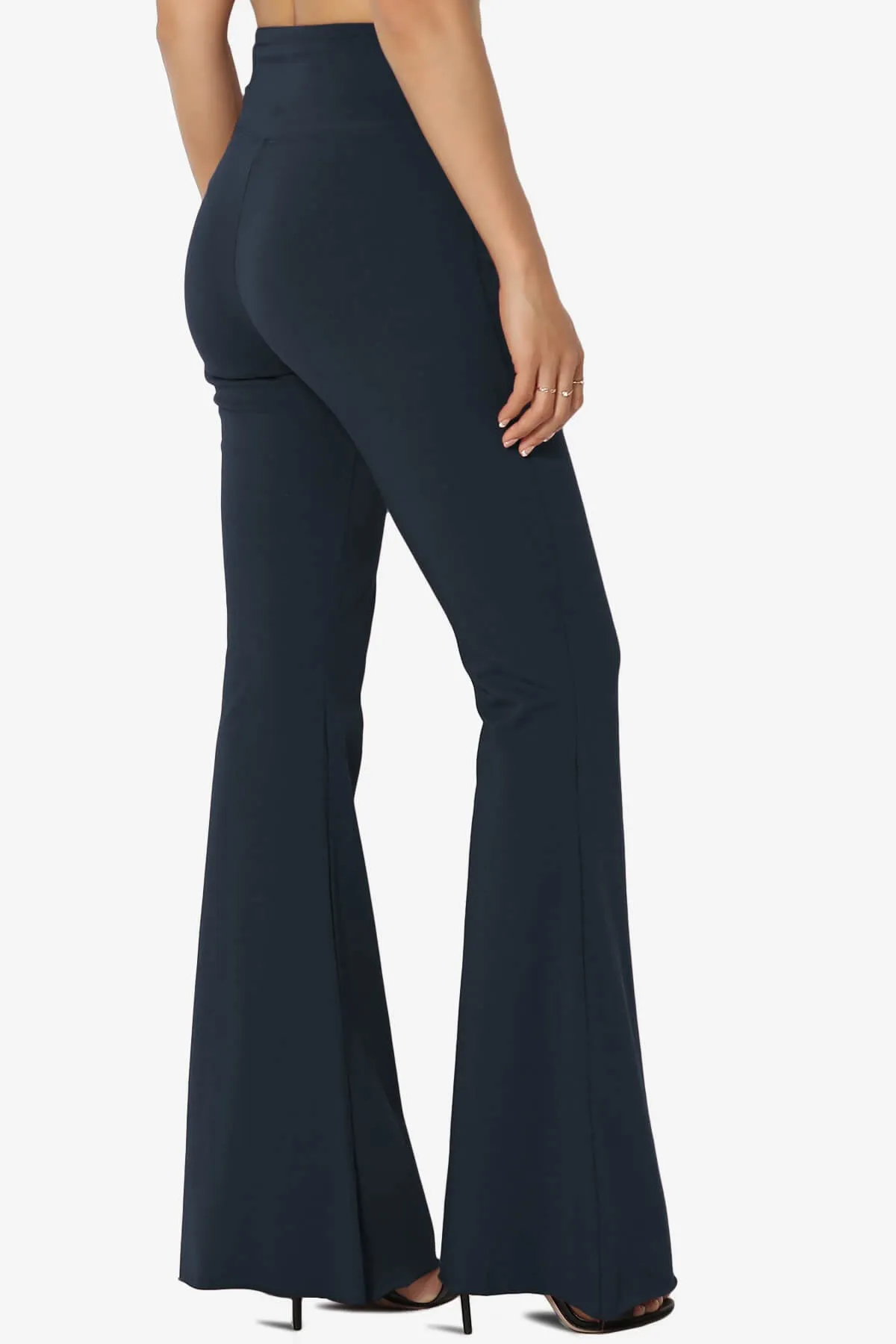 Zaylee Raw Hem Flared Comfy Yoga Pants PLUS