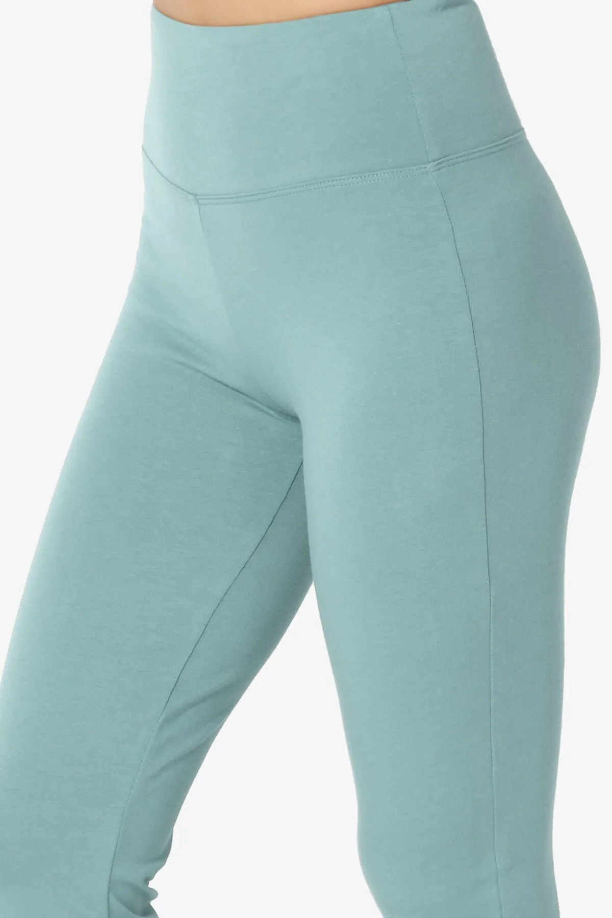 Zaylee Raw Hem Flared Comfy Yoga Pants PLUS