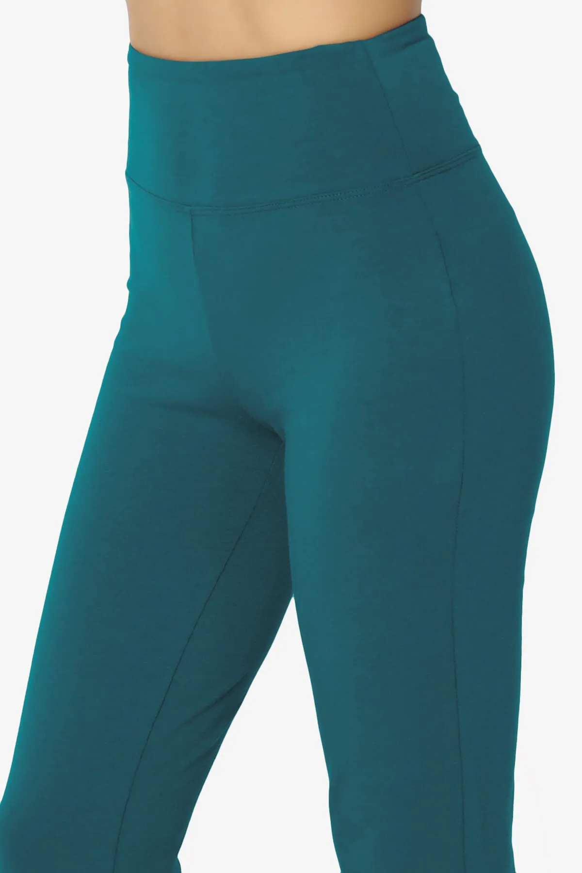 Zaylee Raw Hem Flared Comfy Yoga Pants PLUS