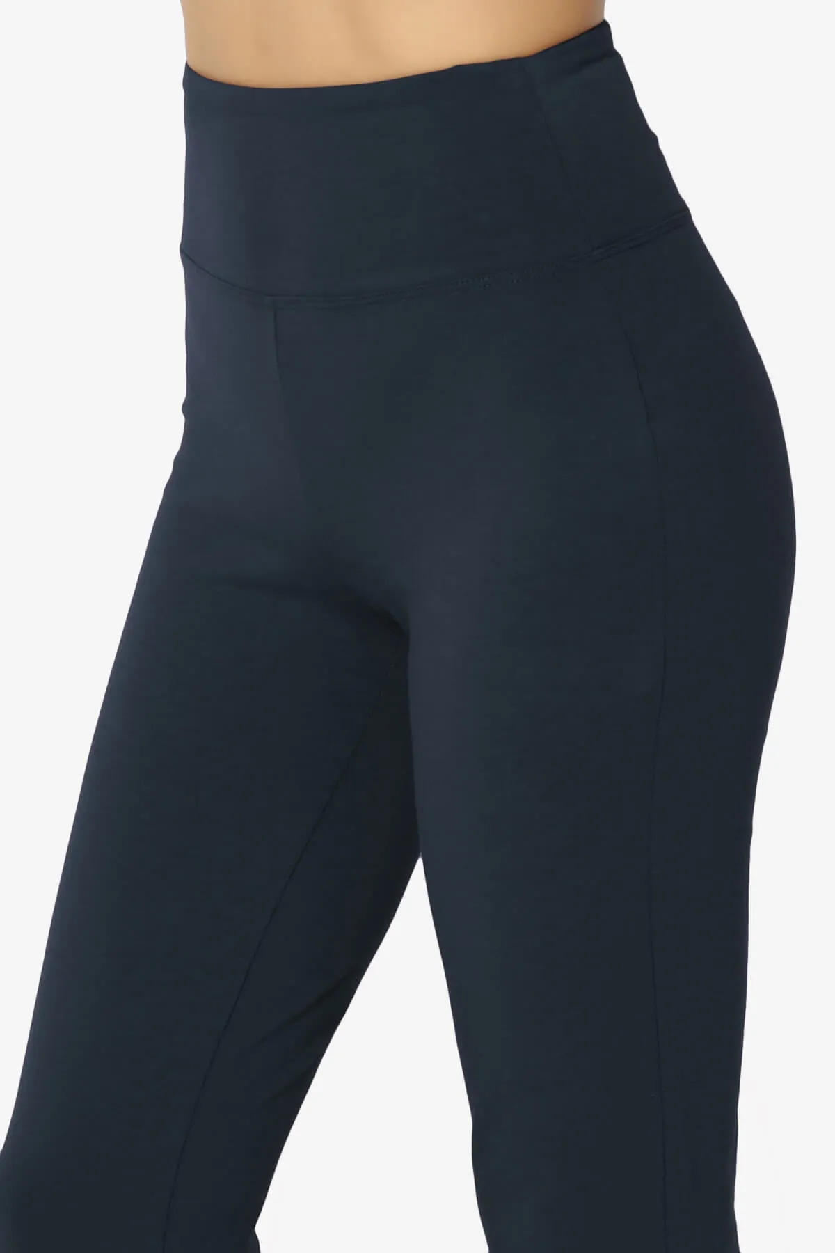 Zaylee Raw Hem Flared Comfy Yoga Pants PLUS