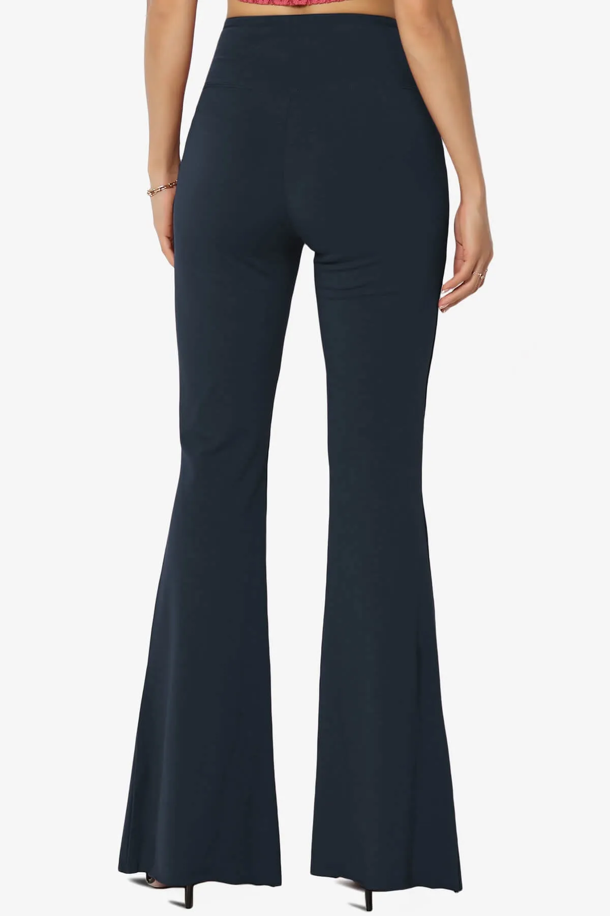 Zaylee Raw Hem Flared Comfy Yoga Pants PLUS