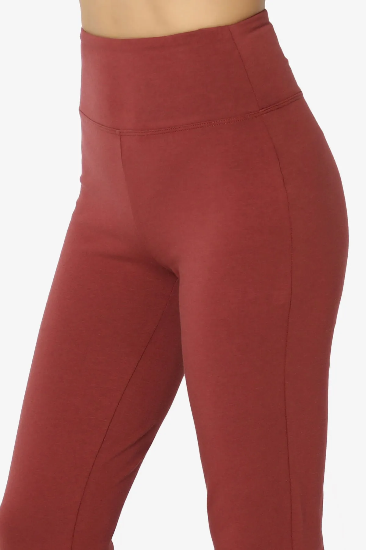 Zaylee Raw Hem Flared Comfy Yoga Pants PLUS
