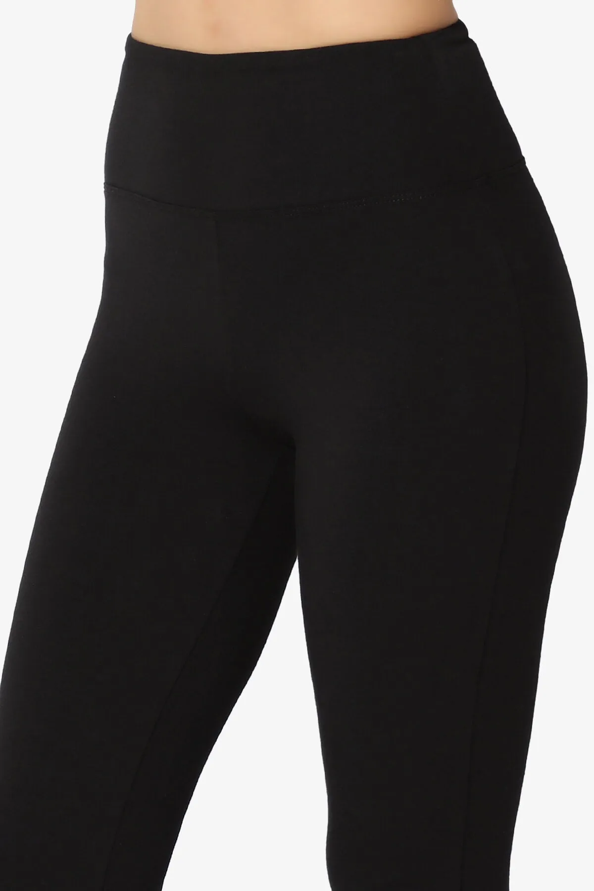 Zaylee Raw Hem Flared Comfy Yoga Pants PLUS