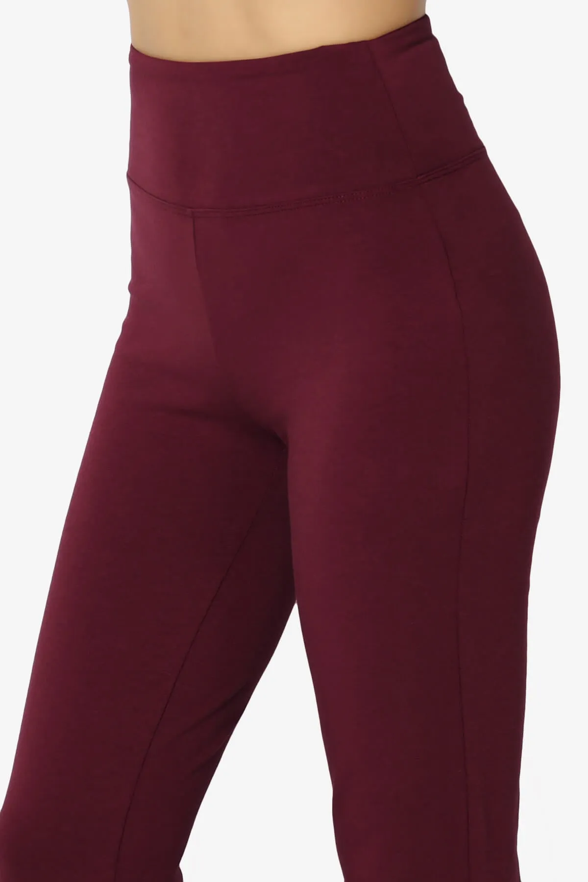 Zaylee Raw Hem Flared Comfy Yoga Pants PLUS