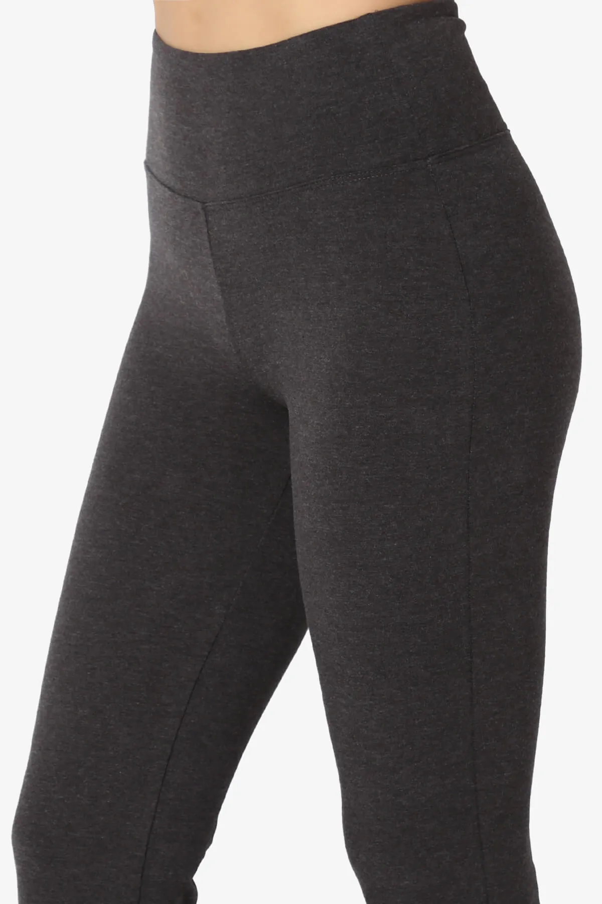Zaylee Raw Hem Flared Comfy Yoga Pants PLUS