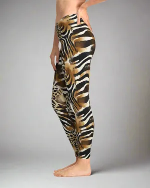Zebrataz Animal Print Leggings