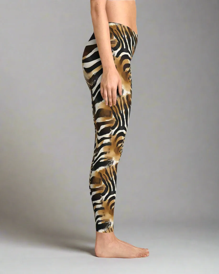 Zebrataz Animal Print Leggings