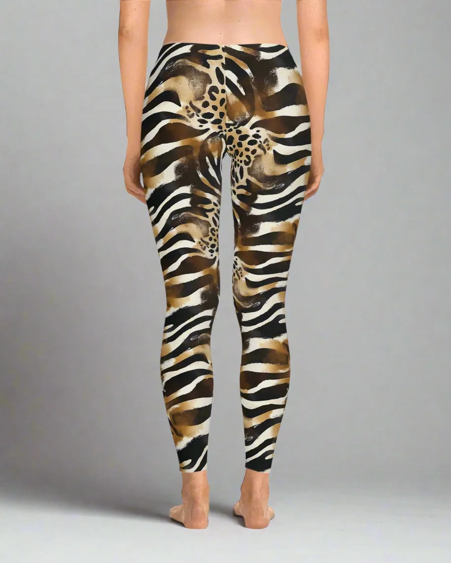 Zebrataz Animal Print Leggings
