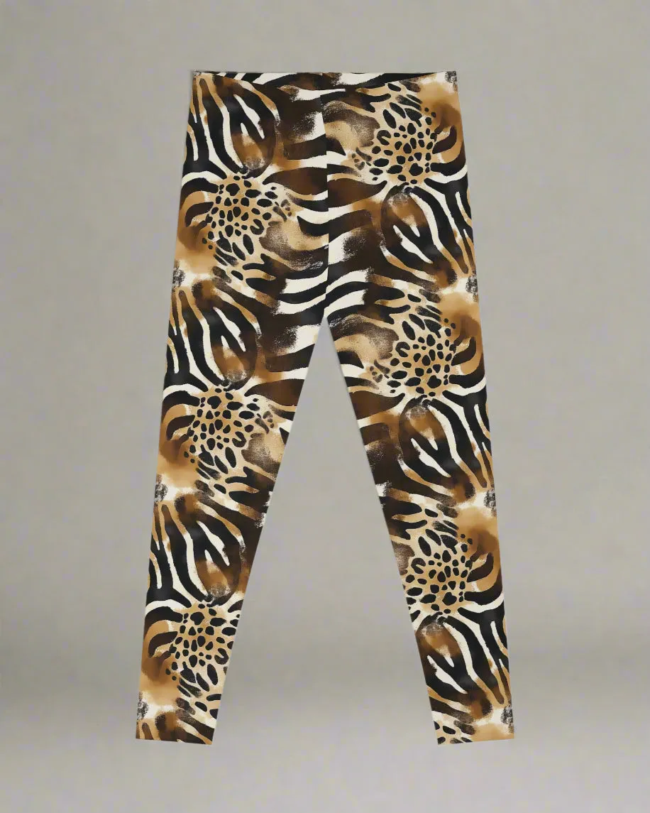 Zebrataz Animal Print Leggings